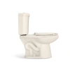 Image for 12 inch Rough In Two-Piece 1.1 GPF 1.6 GPF Dual Flush Elongated Toilet in White Seat Included