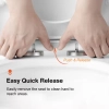 Image for Buxton 1-Piece 1.6 GPF/1.1 GPF Dual Flush Elongated Toilet in White