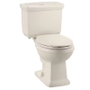 Image for Newcastle 12 in. Rough In Two-Piece 1.0 GPF/1.28 GPF Dual Flush Elongated Toilet in White Seat Included
