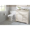 Image for Newcastle 12 in. Rough In Two-Piece 1.0 GPF/1.28 GPF Dual Flush Elongated Toilet in White Seat Included