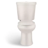 Image for 12 inch Rough In Two-Piece 1.1 GPF 1.6 GPF Dual Flush Elongated Toilet in White Seat Included