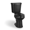 Image for 12 inch Rough In Two-Piece 1.1 GPF 1.6 GPF Dual Flush Elongated Toilet in White Seat Included