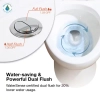 Image for Beck 2-Piece 1.1/1.6 GPF Dual Flush Elongated Toilet in White, Seat Included
