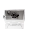 Image for McClure 12 in. Rough In One-Piece 1.28 GPF Single Flush Elongated Toilet in White Seat Included