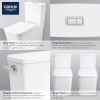 Image for 2-piece 4.8 Lpf (1.28 gpf) Right-Hand Trip Lever Right Height Elongated Toilet