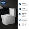 Image for 2-piece 4.8 Lpf (1.28 gpf) Right-Hand Trip Lever Right Height Elongated Toilet