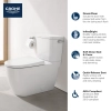 Image for 2-piece 4.8 Lpf (1.28 gpf) Right-Hand Trip Lever Right Height Elongated Toilet