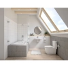 Image for 2-piece 4.8 Lpf (1.28 gpf) Right-Hand Trip Lever Right Height Elongated Toilet