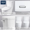 Image for 2-piece 4.8 Lpf (1.28 gpf) Right-Hand Trip Lever Right Height Elongated Toilet