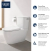 Image for 2-piece 4.8 Lpf (1.28 gpf) Right-Hand Trip Lever Right Height Elongated Toilet