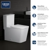 Image for Eurocube Two-Piece Elongated Dual Flush Toilet