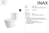 Image for Inax S200 close coupled touchless toilet ACT602VN