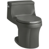 Image for San Souci 1.28 GPF One-Piece Round-Front Toilet with AquaPiston Technology - Seat Included