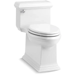 Memoirs 1.28 GPF Elongated One-Piece Comfort Height Toilet with AquaPiston Technology - Seat Included