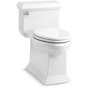 Memoirs 1.28 GPF Elongated One-Piece Comfort Height Toilet with AquaPiston Technology - Seat Included