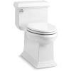 Image for Memoirs 1.28 GPF Elongated One-Piece Comfort Height Toilet with AquaPiston Technology - Seat Included