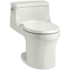 Image for San Souci 1.28 GPF One-Piece Round-Front Toilet with AquaPiston Technology - Seat Included