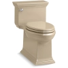 Image for Memoirs 1.28 GPF Compact Elongated One-Piece Comfort Height Toilet with AquaPiston and Glenbury Quiet-Close Seat Included