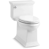 Image for Memoirs 1.28 GPF Compact Elongated One-Piece Comfort Height Toilet with AquaPiston and Glenbury Quiet-Close Seat Included
