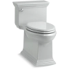 Image for Memoirs 1.28 GPF Compact Elongated One-Piece Comfort Height Toilet with AquaPiston and Glenbury Quiet-Close Seat Included