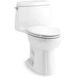 Santa Rosa One-Piece Compact Elongated 1.28 GPF Toilet with Revolution 360 Swirl Flushing Technology