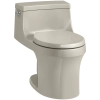 Image for San Souci 1.28 GPF One-Piece Round-Front Toilet with AquaPiston Technology - Seat Included