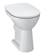 LAUFEN PRO Floorstanding WC 'comfort', washout, with flushing rim, outlet horizontal, sitting height 450 mm