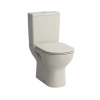 Image for LUA Floorstanding WC, close-coupled, washdown, 'rimless', outlet vertical
