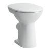 Image for LAUFEN PRO Floorstanding WC 'comfort', washdown, with flushing rim, outlet horizontal, sitting height 450 mm (without WC seat)