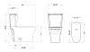 Image for Phantom ® 0.8 GPF One Piece 12” Rough-in Elongated Bowl ADA Height Toilet