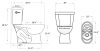 Image for BARRON ® 1.28 GPF 10" Rough-In Elongated Bowl Toilet