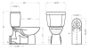 Image for THE ORIGINAL ™ THE ORIGINAL ™ 0.95 GPF Single Flush 4” Elongated Toilet