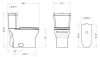 Image for PHANTOM ™ 0.8 GPF 12" Rough-In Elongated Bowl ADA Height Toilet