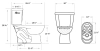 Image for BARRON ® 1.0 GPF 10" Rough-In Elongated Bowl Toilet