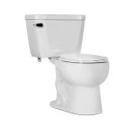 BARRON ® 1.0 GPF 10" Rough-In Round Bowl Toilet