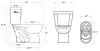 Image for BARRON ® 1.28 GPF 10" Rough-In Elongated Bowl ADA Height Toilet