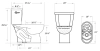 Image for BARRON ® 1.0 GPF 10" Rough-In Round Bowl Toilet