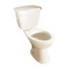 Image for 1.6 Designer Series Elongated, Two-Piece, Comfortable Height (ADA), 12" Toilet Combination, Left-Hand Flush with Fluidmaster® 400A Ballcock - Biscuit