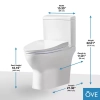 Image for Wilma Elongated Electric Bidet Toilet in White