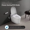 Image for Clarke Elongated Hands-Free Smart Bidet Toilet 1.6 GPF in White with Built-in Tank and Remote Control