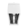 Image for Jade 1-Piece Toilet 1.06/1.59 GPF Dual Flush Elongated Toilet in White with Seat Included