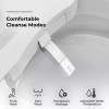 Image for Clarke Elongated Hands-Free Smart Bidet Toilet 1.6 GPF in White with Built-in Tank and Remote Control