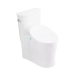 Volta Elongated Bidet Side Lever Dual Flush in White