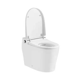 Ella Elongated Smart Bidet Toilet 1.6 GPF in White with Built-in Tank and Remote Control