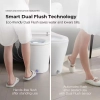Image for Clarke Elongated Hands-Free Smart Bidet Toilet 1.6 GPF in White with Built-in Tank and Remote Control