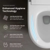 Image for Ella Elongated Smart Bidet Toilet 1.6 GPF in White with Built-in Tank and Remote Control