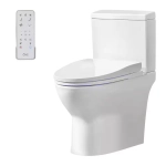 Wilma Elongated Electric Bidet Toilet in White
