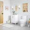 Image for Wilma Elongated Electric Bidet Toilet in White