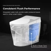 Image for Ella Elongated Smart Bidet Toilet 1.6 GPF in White with Built-in Tank and Remote Control