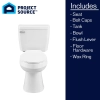 Image for Project Source 1.28 GPF Elongated Chair Height 2-Piece Toilet